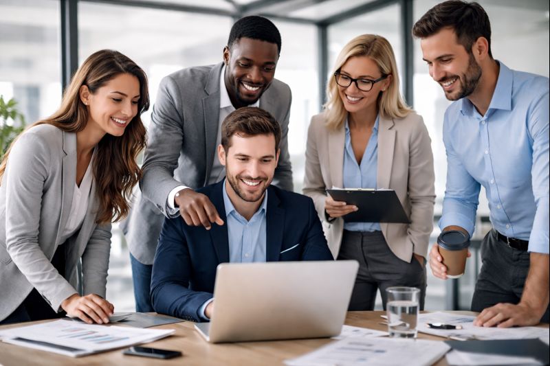 Team working together